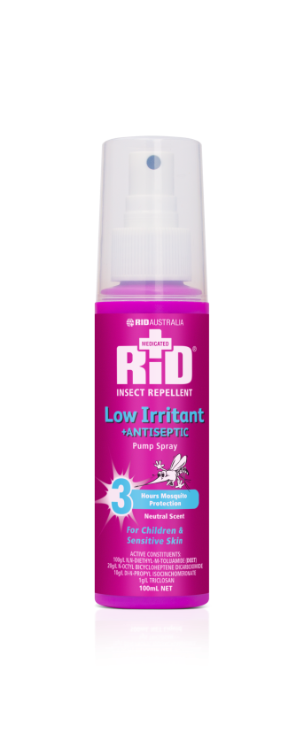 RID LOW IRRITANT 100ML PUMP SPRAY APVMA